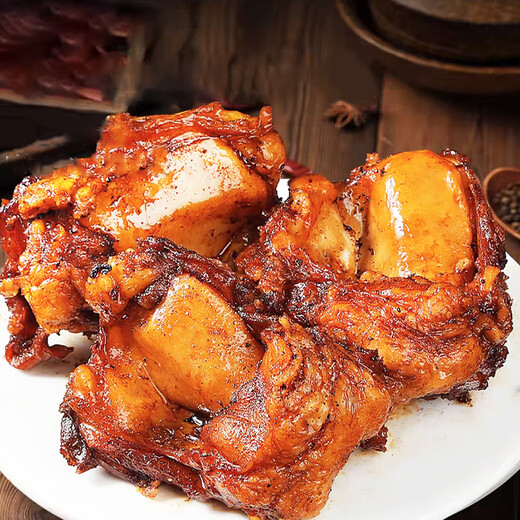 HUADONG Australian Teys Original Cut Beef Bone Bones 4Jin Jin entsprechend 0,5 kg (einschließlich Saucenpaket) Gefrorene gedünstete Rindfleisch-Knieknochen Frisches Rindfleisch