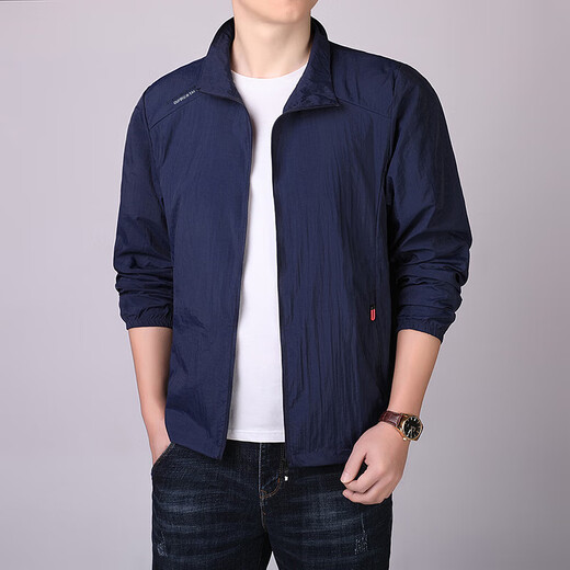 Sun protection clothing men's summer new ins lightweight outdoor skin clothing quick-drying fishing loose breathable ice-sense sun protection clothing Sky Blue L