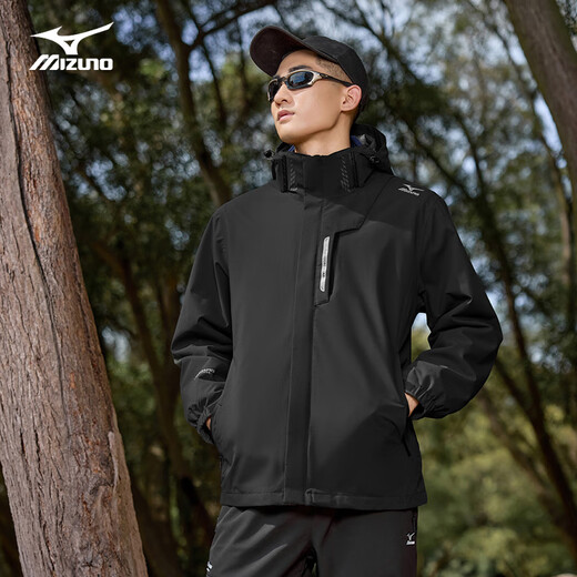 Mizuno outdoor jacket for men and women three-in-one windproof and waterproof jacket autumn couple mountaineering clothing