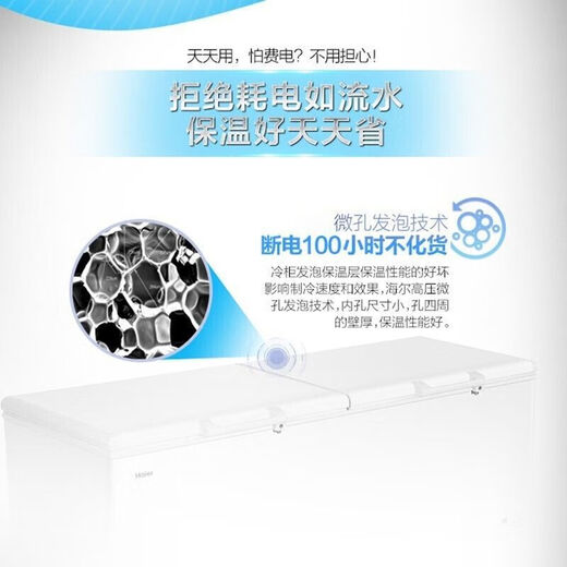 Haier commercial large freezer BC/BD-519/829 large freezer frozen refrigerated fresh meat cabinet food commercial cabinet single temperature BC/BD-719HEZ electronic temperature control/minus 38