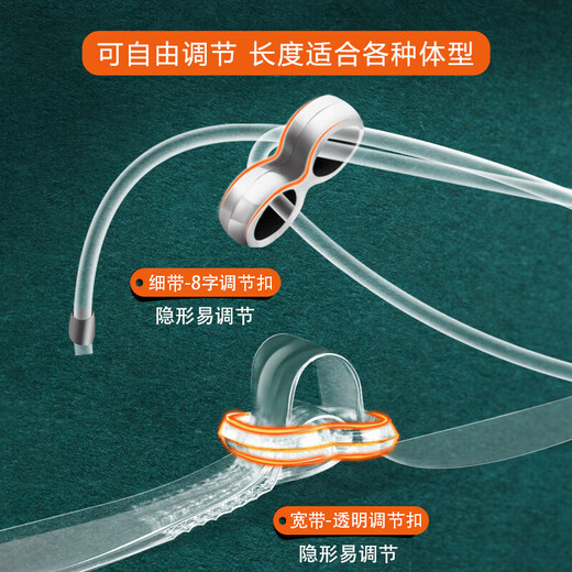 Tandian Transparent Shoulder Strap Invisible Non-slip Seamless Bra Women's Thin One-word Collar Underwear Accessories Can Be Covered With Straps Thin Wide Buckle 0.1cm Transparent Universal Style (4 Pairs