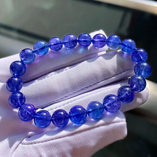 Fat Donglai quality tanzanite bracelet blue female tanzanite sapphire bracelet pendant necklace blue crystal star treasure boutique 6.8mm with certificate