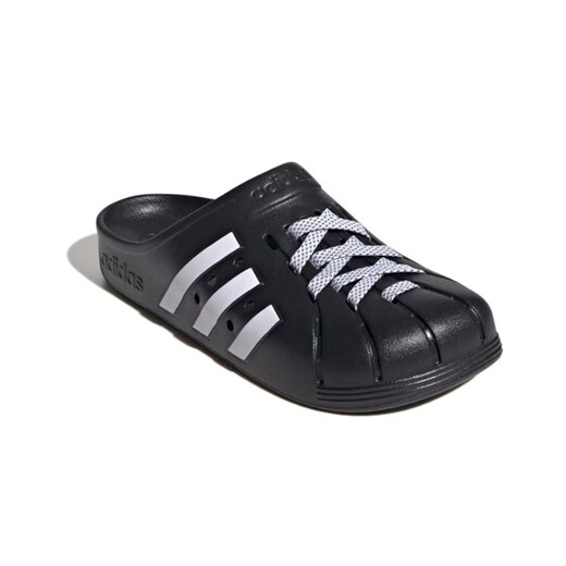 阿迪达斯 （adidas）2024夏季新款男女拖鞋舒适透气耐磨防滑凉鞋JH9848 JH9848 黑白 正品保证 假一罚三 39
