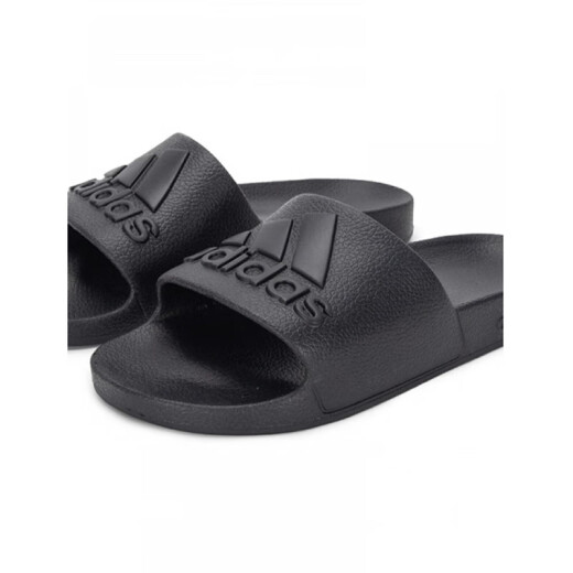 ADIDAS Sandalias zapatos para hombres y mujeres Summer Nuevas zapatillas de playa al aire libre Flip de luz informal IF7371/Todos los chanclas de negro/chanclas 44.5