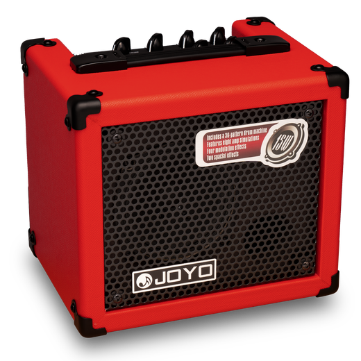 JOYO JOYO Electric Acoustic Guitar Speaker Electric Box Portable With Drum Machine Effects Practice Performance Folk Singing Audio DC-15 15W Electric Guitar Fully Digital Speaker Red