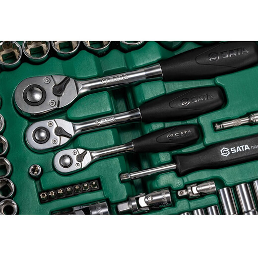 Shida 09510 150 pieces 6.3x10x12.5MM set machine repair auto repair tool socket ratchet wrench set 09510/150 pieces comprehensive set