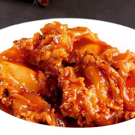 HUADONG Australian Teys Original Cut Beef Bone Bones 4Jin Jin entsprechend 0,5 kg (einschließlich Saucenpaket) Gefrorene gedünstete Rindfleisch-Knieknochen Frisches Rindfleisch