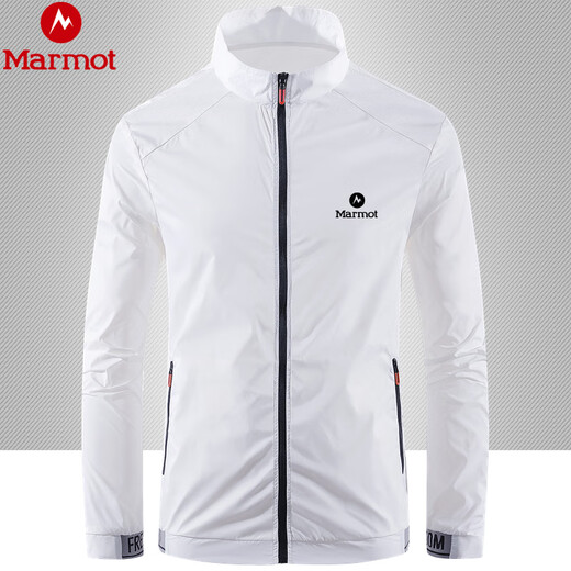 Woodchuck Woodchuck Sun Protection Jacket Men's Summer Thin Ice Silk Breathable Stand Collar Skin Jacket Outdoor Fishing UV Protection Jacket Blue L