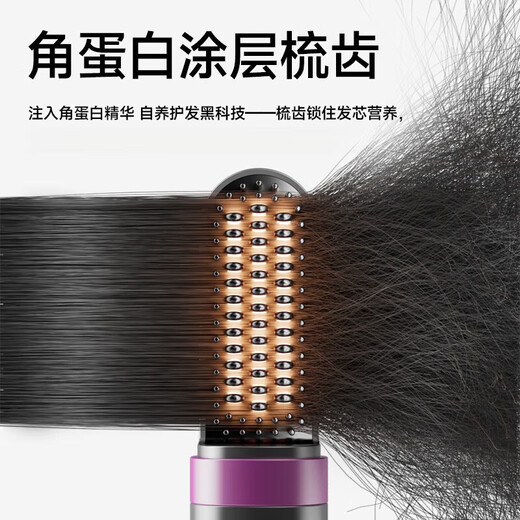 Bangyue German high-end hair straightening comb with negative ions that does not damage hair, wireless portable anti-static straight curling dual-purpose fluffy splint for men and women, fluffy high-top styling splint, candy powder, 900 million negative ions, does not damage hair, birthday gift for girlfriend, girlfriend, wife