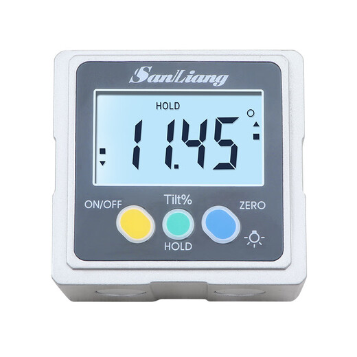 Japanese high-precision digital inclinometer box level with magnetic angle meter electronic angle ruler non-magnetic long box + wipe cloth package