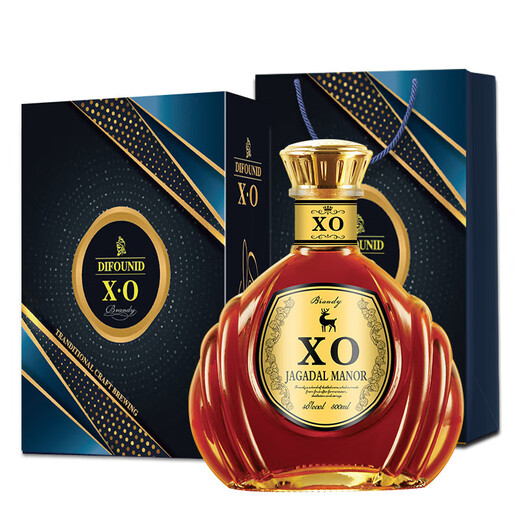 Bodega goral francesa vino original importado xo brandy 40 grados Regalos de regalos de vino de 40 grados Gadal Manor Busttany xo 500ml 2 botellas