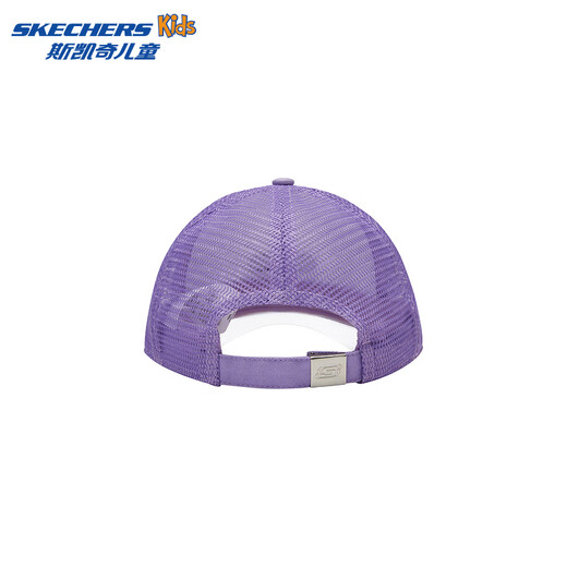 Skechers children's baseball cap summer new men's and women's fashion casual breathable sports and leisure all-match cap peaked cap light snow cyan/00EW one size