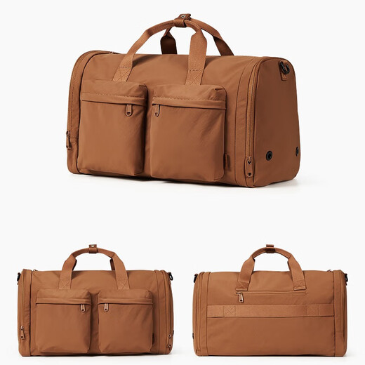 Aji foldable travel bag women's large-capacity messenger bag luggage bag men's fitness bag storage bag boarding lightweight handbag