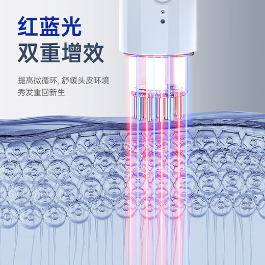 Mriya electric scalp applicator Mino automatic liquid dil tincture administration mriya red light vibrating head liquid guide comb