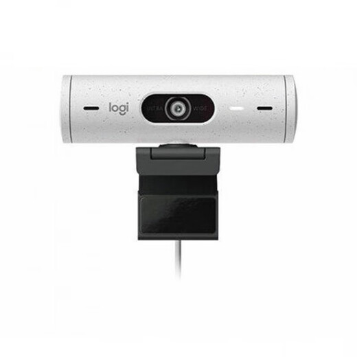 罗技（Logitech）摄像头全高清1080p分辨率 白