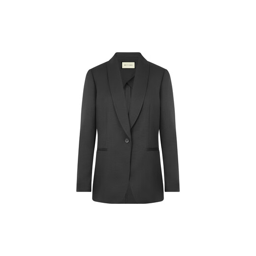 MEIYANG Producer Suit Anti-Break Sun Protection UPF50+ Anti-Wrinkle One-Button Suit Jacket Black L