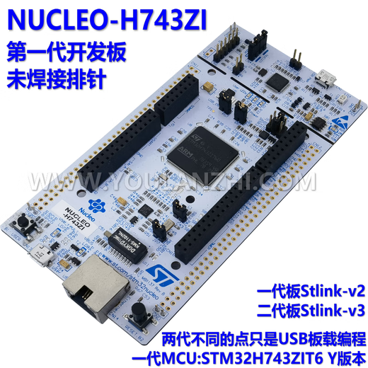
Original NUCLEO-H743ZI2 NUCLEO-H753ZI Development Board M32H743ZIT6 NUCLEO-H743ZI First Generation