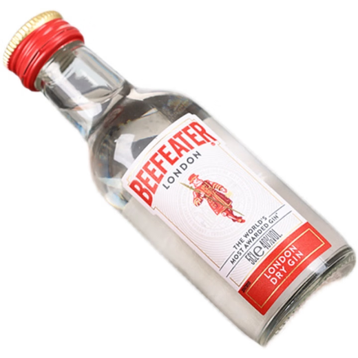 Beecheater Gin Gin Gin IMPORTÉ SHEPTS DE LONDON, Royaume-Uni Distillé Liquor Bifater Gin 50 ml 2 Bouteilles Small Wine Version