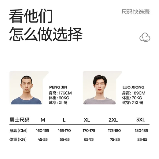 海澜之家保暖内衣男士秋衣秋裤男100%纯棉抗菌防螨秋冬季内衣圆领保暖套装 100%纯棉抗菌防螨-黑色 2XL /180(体重150-170斤)