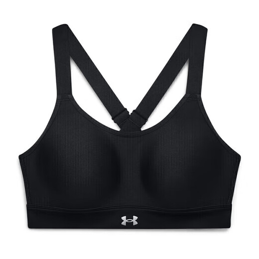 UNDERARMOUR Spring and Summer Continuum Women's Training Sports Bra - High Strength 1372557 Black 001 L