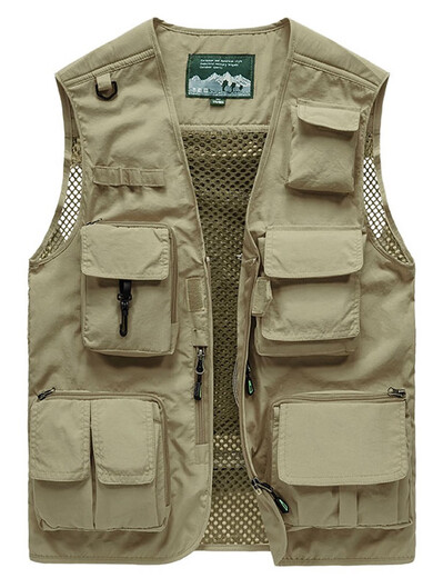 JP Spring, Summer y Autumn Thin Men's Vest Multi-Splock Showing Montaining Photography Chaqueta 9898 9898 Gray 4xl (adecuado para 185jin [Jin equivale a 0.5 kg] -200jin [Jin equivale a 0.5 kg]) uni-size