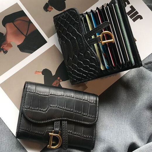 Chengyang card holder for women, exquisite high-end genuine leather, compact and ultra-thin model, 2025 new style, multiple card slots, internet celebrity niche design, stone pattern