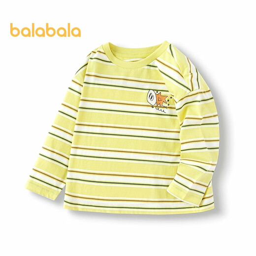Balabala children's clothing baby long-sleeved T-shirt children's 2025 autumn clothing boys and girls fashionable tops 209325100205