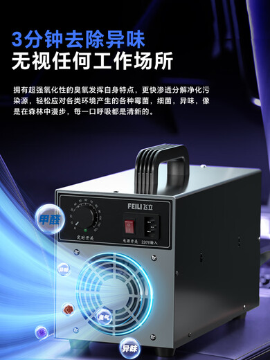 Feili ozone disinfection machine home hotel formaldehyde removal ozone generator car sterilizer oxygen machine FL810S human-machine total deposit FL805D plasma