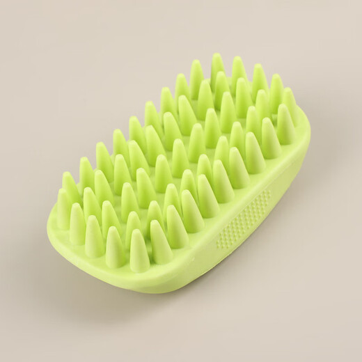 No-pet pet bath artifact brush massage dog bath brush Teddy Corgi Shiba Inu Golden Retriever cat and dog bath supplies fluorescent green (43*52*39cm)