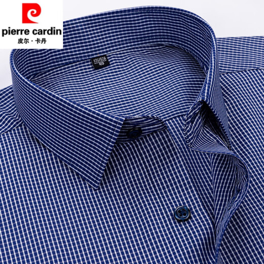 Pierre Cardin High-Ald 2025 Summer Nuevo algodón Camisa de manga corta Moda juvenil Algodón sólido Color sólido Coming Lingo DX6624 39