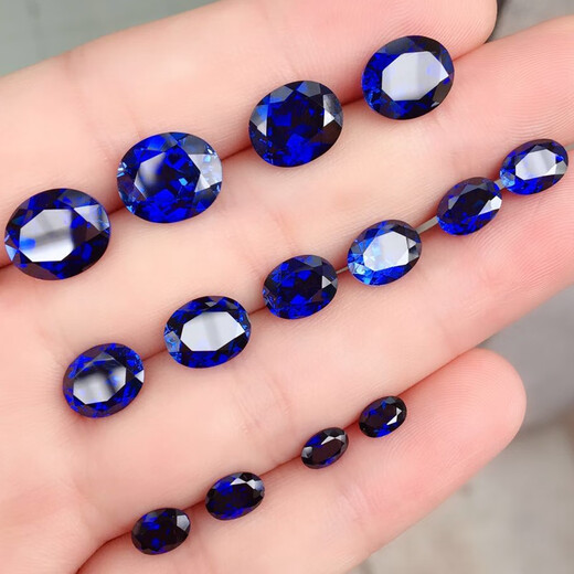 Fat Donglai's same style loose tanzanite 5A grade Sri Lankan sapphire oval ring with blue pendant 13x18mm (1 piece)