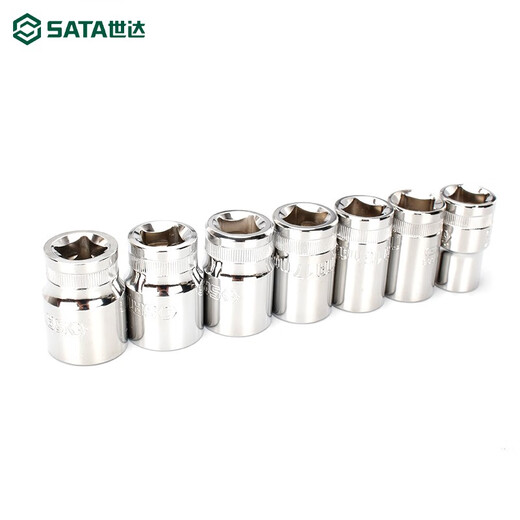 世达（SATA）世达工具大飞棘轮扳手12角套筒头12接口套头套管扳手头子13601 13610/19mm