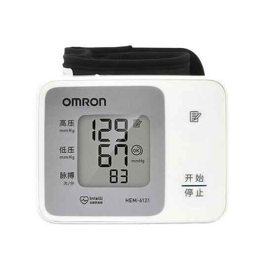 欧姆龙（OMRON）欧姆龙电子血压计HEM-6121 家用老人血压手腕式便携全自动 HEM-6121(6182升级款)