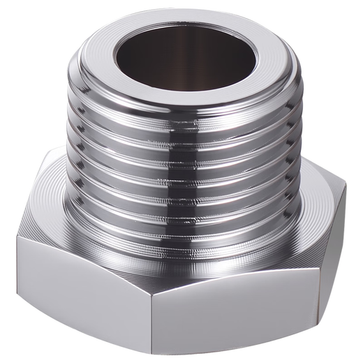 A beautiful brass thickened 4-point inner and outer wire water pipe plug, four-point triangular valve blocking cap, faucet plug, explosion-proof 20 bulkhead, extra thick 4-point outer wire plug, copper electroplating