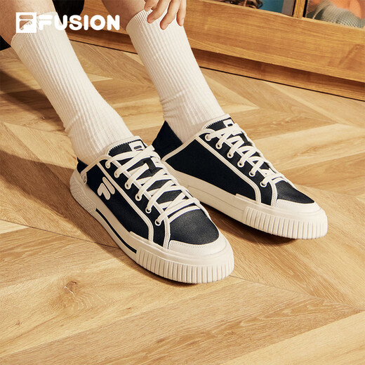 FILA FUSION斐乐官方潮牌男鞋场下帆布鞋WALLRIDE春夏季滑板鞋运动鞋低帮舒适
