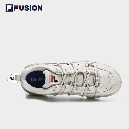 FILA Men's Shoes Basketball Shoes Low-top Sports Shoes Casual Shoes Dad Shoes Oatmeal Color-OM 41