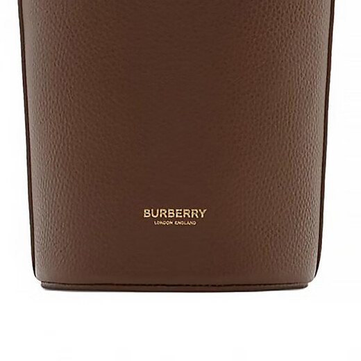 Burberry -Kalbskinback -Bag ein Schulterkreuzkörper Frauen Erde Farbe Grundpaket (Bag + Staubbeutel)