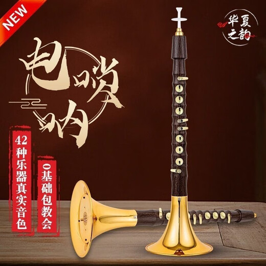 The latest 25 electric suona electronic suona electric blow tube high volume high-end version of beginners, middle-aged and elderly professional performance model Honghuali model
