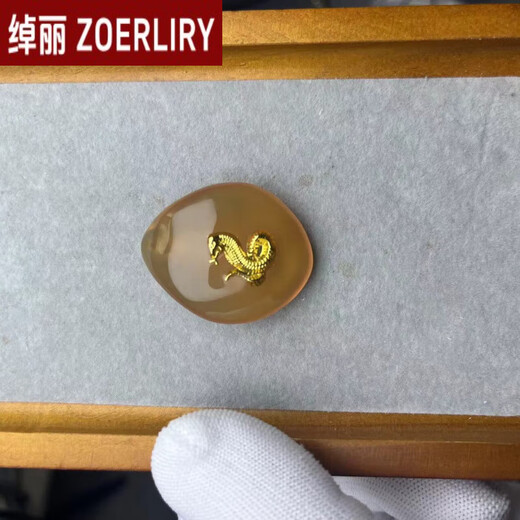 ZOERLIRY Herring Stone Necklace Black Green Throat Bone Fish Shocking Bone Raw Stone Twelve Zodiac Pendant Peace Buckle Jewelry Gemstone Bracelet Herring Stone 8g-Zodiac Snake