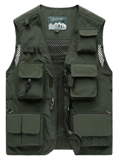 JP Spring, Summer y Autumn Thin Men's Vest Multi-Splock Showing Montaining Photography Chaqueta 9898 9898 Gray 4xl (adecuado para 185jin [Jin equivale a 0.5 kg] -200jin [Jin equivale a 0.5 kg]) uni-size