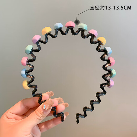 Children's hairband headband little girl anti-slip pressure hairpin headdress cute baby broken hair hair accessories girls hairpin 5 pack children's cartoon hairband style mixed hair