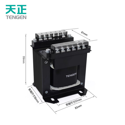Tianzheng Electric TENGEN control transformer BK-100VA (copper) 380/220 with isolation (1 unit/box) input 380V output 220V