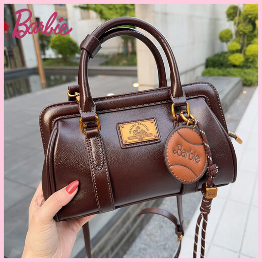 Barbie handbag women's bag 2025 new retro bowling light luxury one-shoulder crossbody bag to give wife birthday gift
