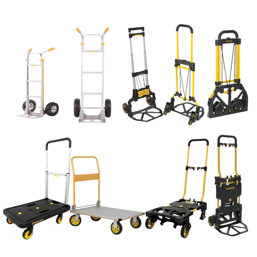 Green Forest Trolley Handling Folding Truck Tool Cart Multifunctional Storage Moving Logistics Express Hand Truck Industrial Flatbed Truck STST0511T-23