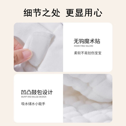 Xiong Zhecha gauze diaper baby pure cotton diaper washable newborn baby special meson mustard cloth pocket breathable diaper 12 layers pure cotton gauze girl flower 3 pack S suitable for 6-8 Jin Jin equals about 0.5 kg