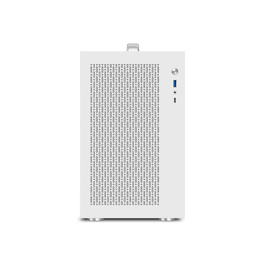 动力火车（PowerTrain）未知玩家X100 PRO桌面MATX机箱手提便携式台式电脑玻璃侧透240水冷主机外壳 白色