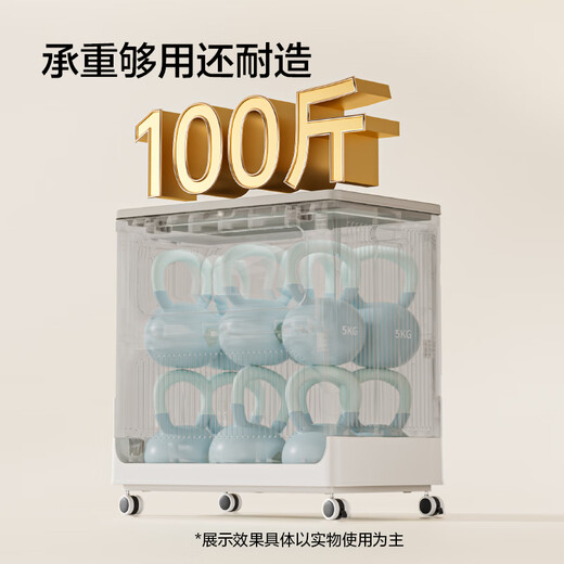 Made in Tokyo, Junengzhu storage box foldable clamshell wheeled storage box large capacity 64*67*40 cm