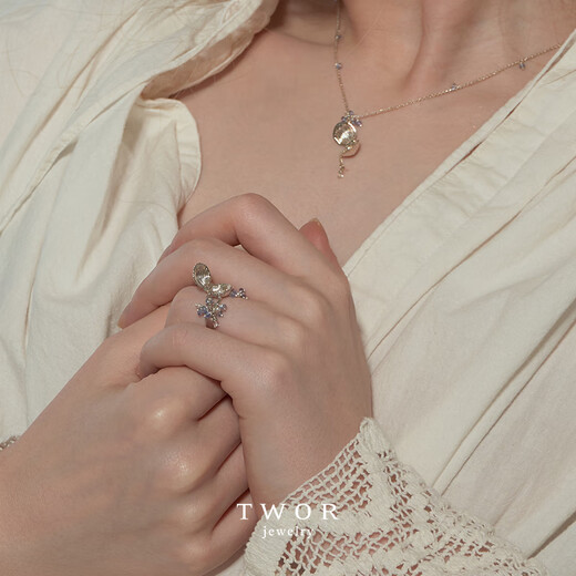 Chili 2025 Tanzanite Pearl Shell 925 Silver Ring Female Niche Design Can Open Treasure Secret Ring Mini Shell Box Tanzanite Ring No. 9