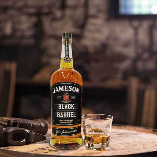 Jameson Black Barrel Irish blended whiskey 1000ml 40 degrees foreign wine