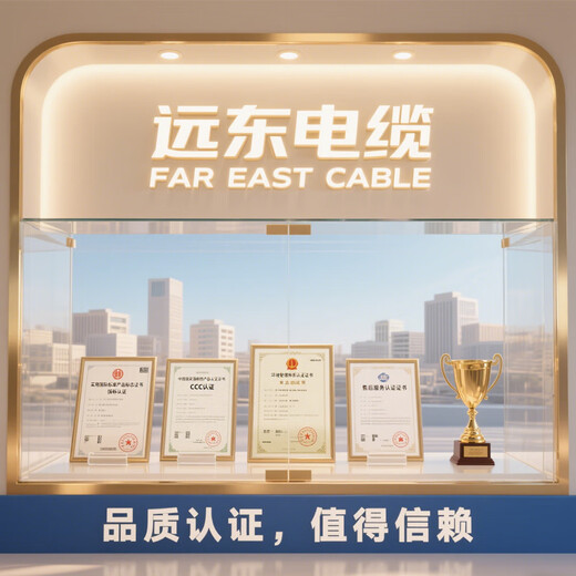 Far East Cable Jingdong specializes in BV2.5 square national standard home decoration copper core socket wire single core hard wire 100 meters/roll red